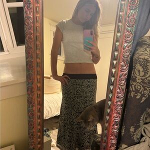 Elegant Black and White Women's Skirt